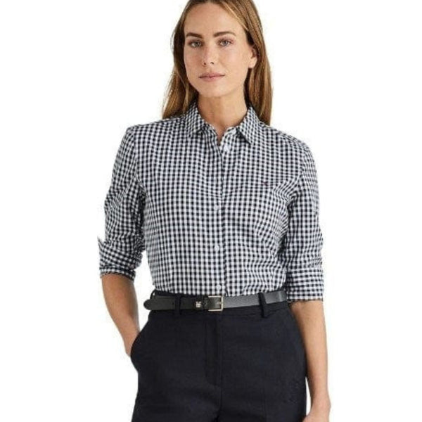 Tommy Hilfiger Camicia casual Camicia Donna con fantasia vichy Blu - Francavilla Moda